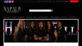 What Napalmrecords.com website looked like in 2022 (2 years ago)