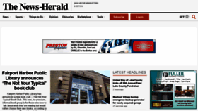 What News-herald.com website looked like in 2022 (2 years ago)