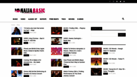 What Naijabasic.com website looked like in 2022 (2 years ago)