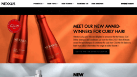 What Nexxus.com website looked like in 2022 (2 years ago)