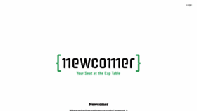 What Newcomer.co website looked like in 2022 (2 years ago)
