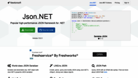 What Newtonsoft.com website looked like in 2022 (2 years ago)