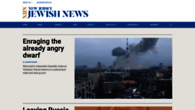 What Njjewishnews.com website looked like in 2022 (2 years ago)