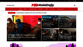 What Nusadaily.com website looked like in 2022 (2 years ago)