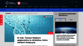 What Naukawpolsce.pl website looked like in 2022 (2 years ago)