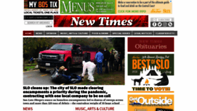 What Newtimesslo.com website looked like in 2022 (2 years ago)