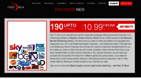 What Neotvbox.com website looked like in 2022 (2 years ago)