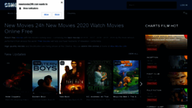 What Newmovies24h.com website looked like in 2022 (2 years ago)