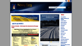 What Nowytarg.pl website looked like in 2022 (2 years ago)