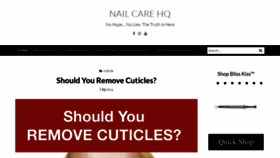 What Nailcarehq.com website looked like in 2022 (2 years ago)