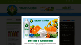 What Naturesgardencandles.com website looked like in 2022 (2 years ago)