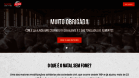 What Natalsemfome.org.br website looked like in 2022 (2 years ago)