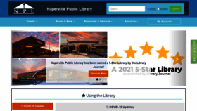 What Naperville-lib.org website looked like in 2022 (2 years ago)