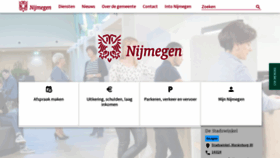 What Nijmegen.nl website looked like in 2022 (2 years ago)