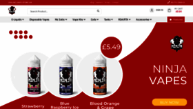 What Ninja-vapes.co.uk website looked like in 2022 (2 years ago)