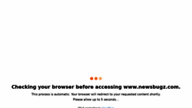 What Newsbugz.com website looked like in 2022 (2 years ago)