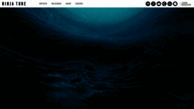 What Ninjatune.net website looked like in 2022 (2 years ago)