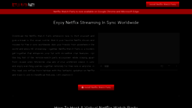 What Netflixwatchparty.ca website looked like in 2022 (2 years ago)