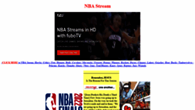 What Nba.stream website looked like in 2022 (2 years ago)