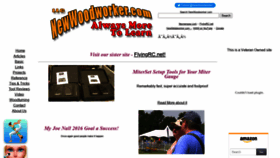 What Newwoodworker.com website looked like in 2022 (2 years ago)