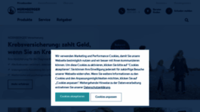 What Nuernberger.de website looked like in 2022 (2 years ago)