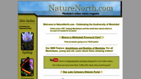 What Naturenorth.com website looked like in 2022 (2 years ago)