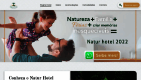 What Naturhotel.com.br website looked like in 2022 (2 years ago)