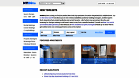 What Nybits.com website looked like in 2022 (3 years ago)