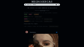 What Negroserias.org website looked like in 2022 (2 years ago)