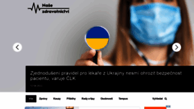 What Nasezdravotnictvi.cz website looked like in 2022 (3 years ago)