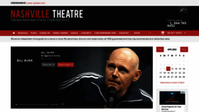What Nashville-theatre.com website looked like in 2022 (2 years ago)