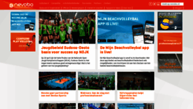 What Nevobo.nl website looked like in 2022 (2 years ago)