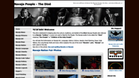 What Navajopeople.org website looked like in 2022 (2 years ago)