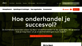 What Nevi.nl website looked like in 2022 (2 years ago)