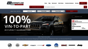 What Newautoparts.com website looked like in 2022 (2 years ago)