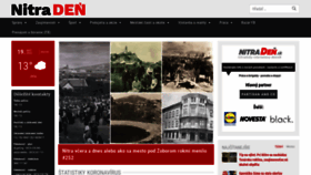 What Nitraden.sk website looked like in 2022 (2 years ago)