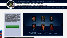 What Nypti.org website looked like in 2022 (2 years ago)
