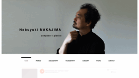 What Nobuyukinakajima.com website looked like in 2022 (2 years ago)