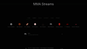 What New.mmastreams100.com website looked like in 2022 (2 years ago)