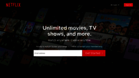 What Netflix.xyz website looked like in 2022 (2 years ago)