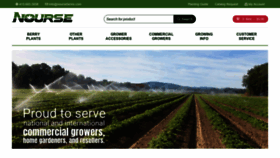 What Noursefarms.com website looked like in 2022 (1 year ago)