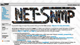 What Net-snmp.org website looked like in 2022 (3 years ago)