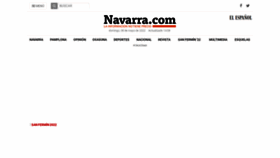 What Navarra.elespanol.com website looked like in 2022 (2 years ago)