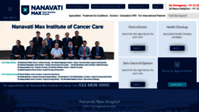 What Nanavatimaxhospital.org website looked like in 2022 (1 year ago)