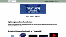 What Nightwingvideogamereproductions.net website looked like in 2022 (2 years ago)