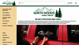 What Northwoodsanimaltreats.com website looked like in 2022 (2 years ago)