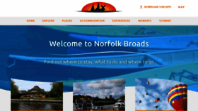 What Norfolkbroads.com website looked like in 2022 (1 year ago)