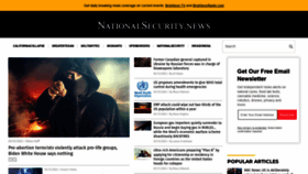 What Nationalsecurity.news website looked like in 2022 (1 year ago)