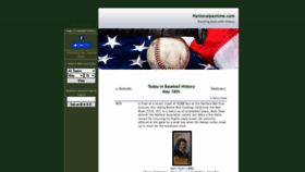 What Nationalpastime.com website looked like in 2022 (1 year ago)