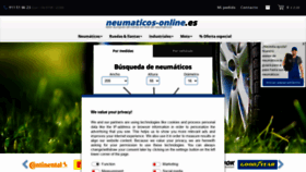 What Neumaticos-online.es website looked like in 2022 (1 year ago)
